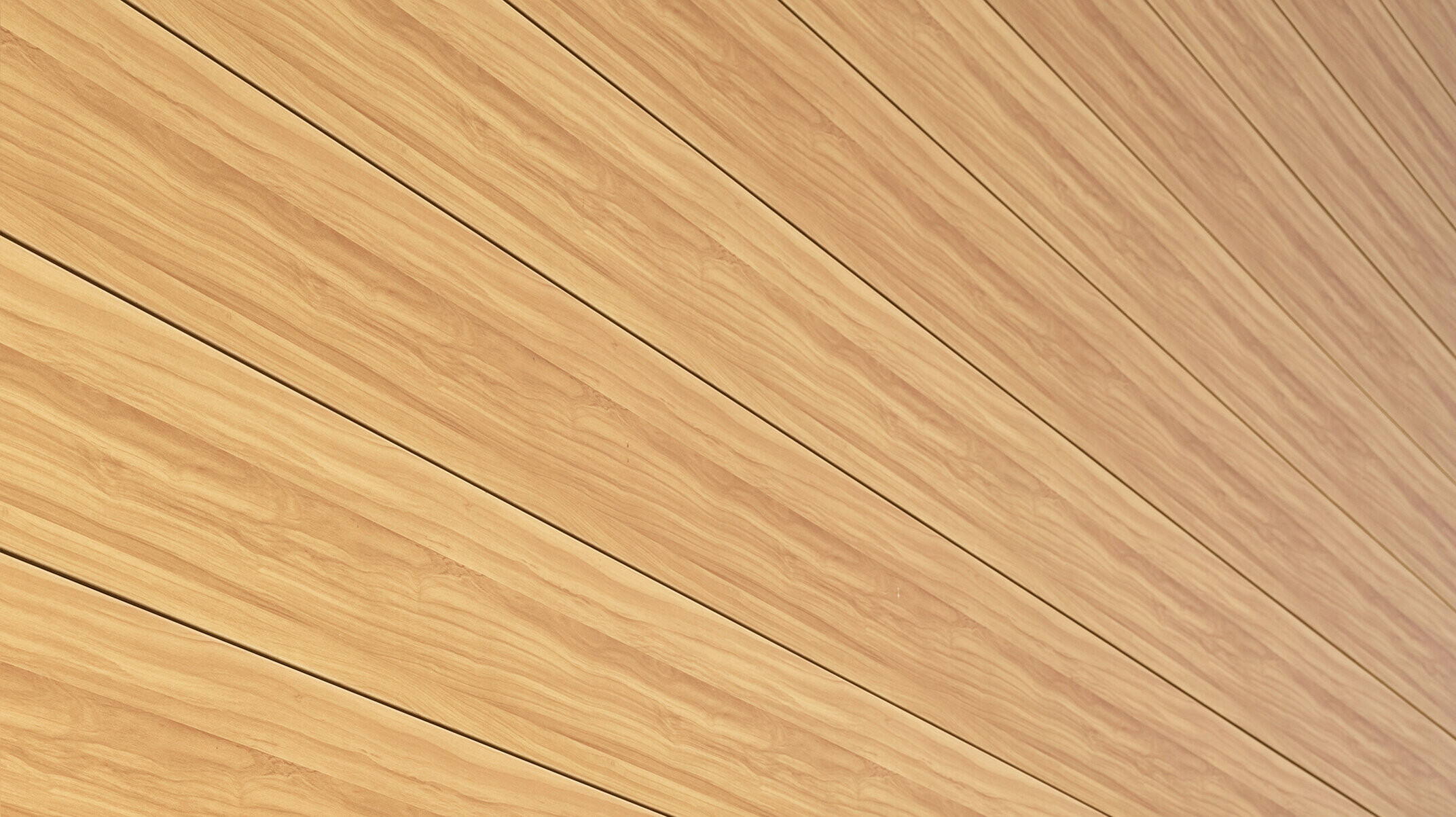 Nahaufnahme der Aluminiumfassade aus PREFA Sidings in der Farbe Eiche Natur an einem Einfamilienhaus in Usingen, Deutschland