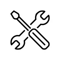 Clipart de tournevis et clé