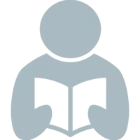 Weiterbildung Icon in hellem grau-blau