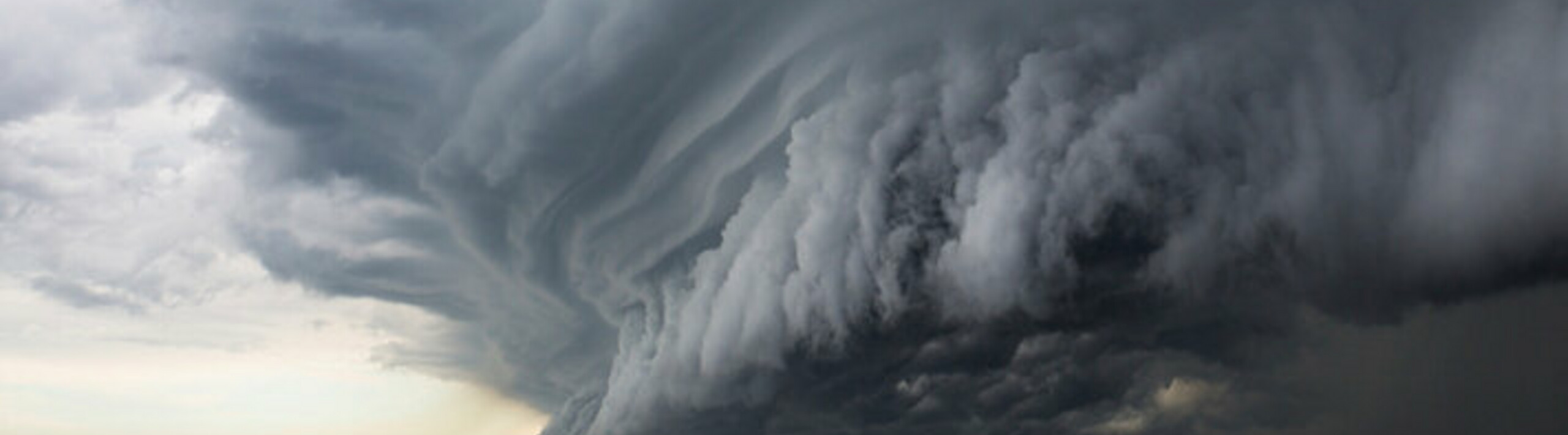 Prise de vue d'une tempête