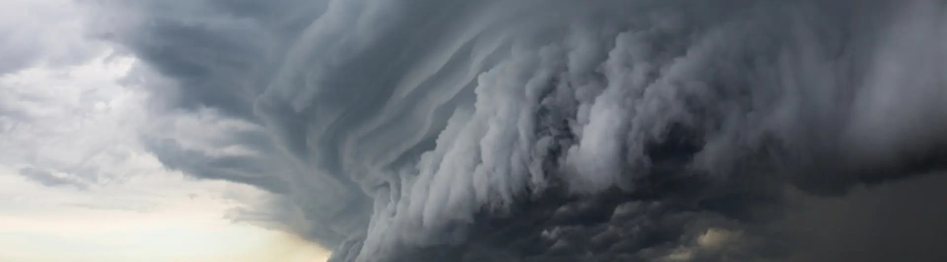Prise de vue d'une tempête