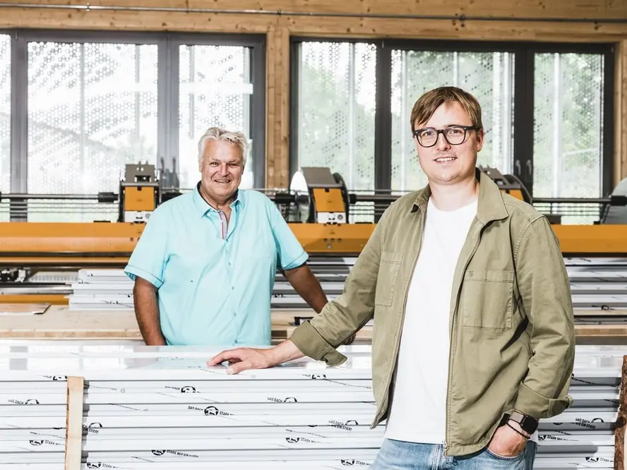 Les artisans en charge du projet de Dachau.