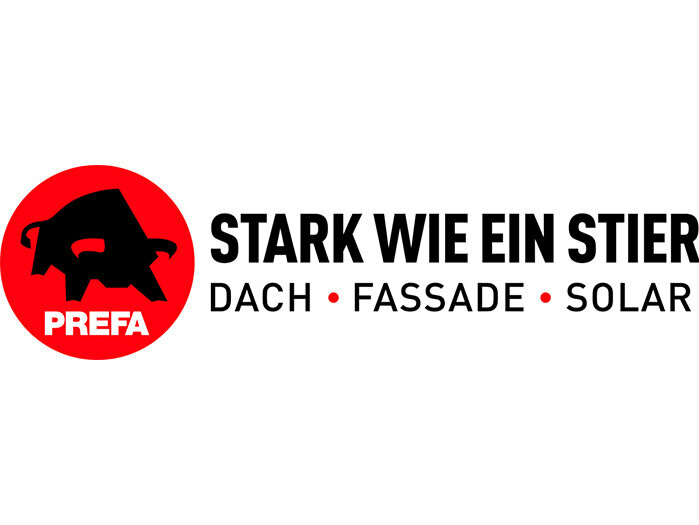 Abbildung des horizontalen PREFA Logos in Österreich zum Download 