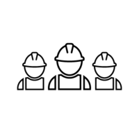 Clipart de trois artisans