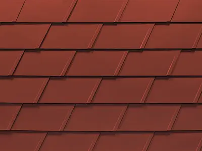 Scandole PREFA DS.19 in rosso ossido P.10