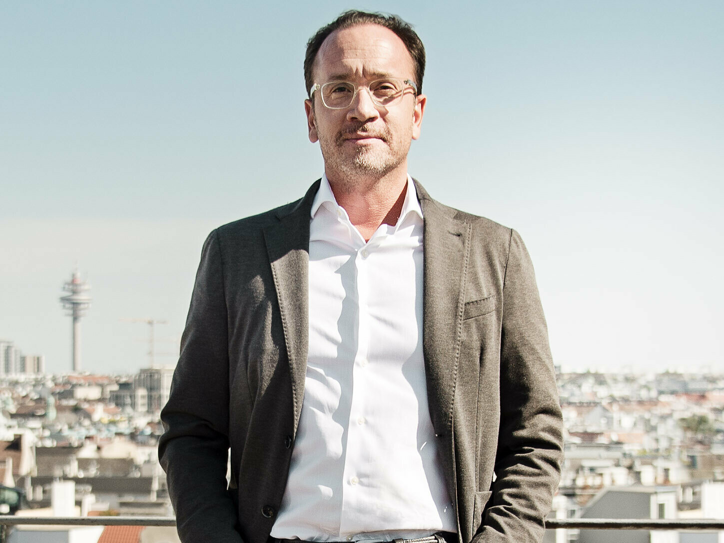 Portrait de l'architecte Bernhard Rapf, du cabinet A2K Architekten.