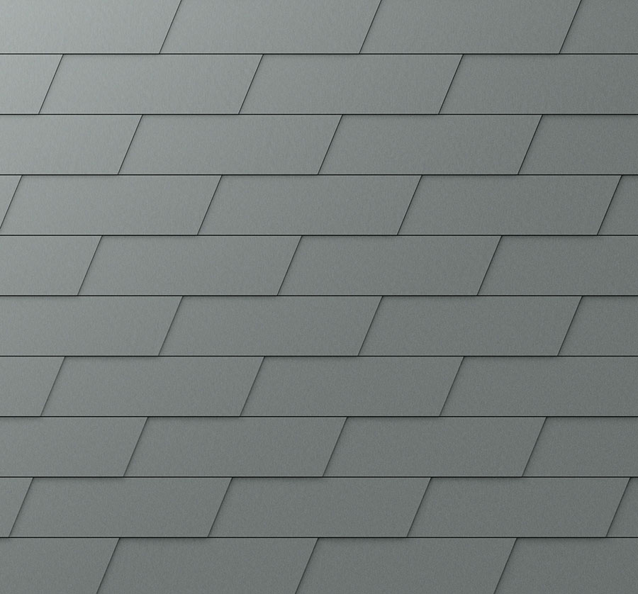 Prodotti PREFA Sistemi per facciata Scandola XL 07 P.10 grigio chiaro P.10