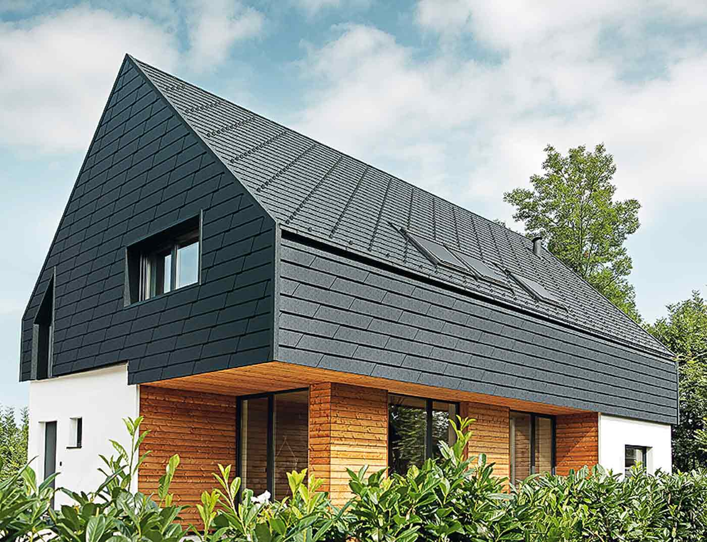 Referenze PREFA Sistemi per facciata Scandola XL 43 P.10 grigio pietra