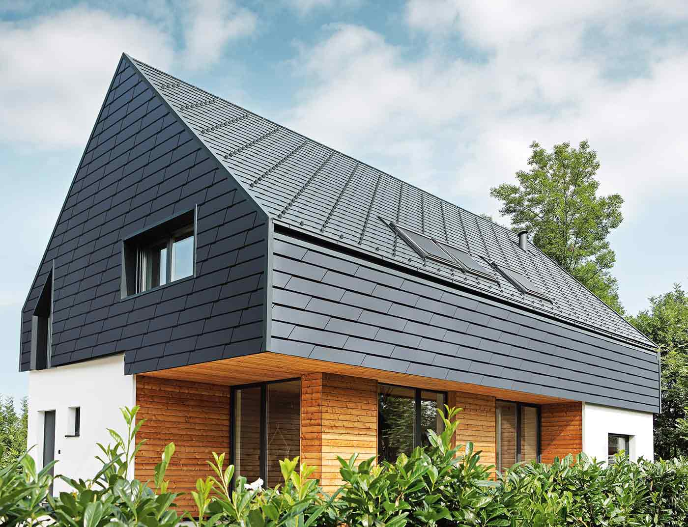 Referenze PREFA Sistemi per facciata Scandola XL 02 P.10 antracite